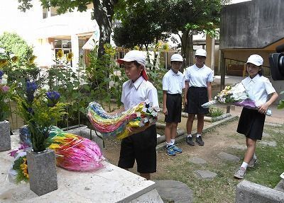 Miyamori Elementary School hosts a memorial service for 1959 Okinawa F-100 crash