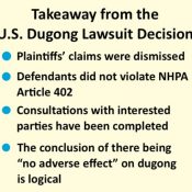 Dugong lawsuit dismissed in San Francisco District Court in favor of U.S. government