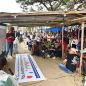 Camp Schwab gate protesters pledge efforts against new base with Robert Kajiwara