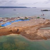 ODB begins construction of K8 seawall in preparation for impending Oura Bay soil deposits