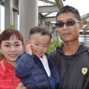 Taiwanese family returns to Okinawa to give thanks for help with expensive medical bills after giving birth prematurely on their honeymoon two years prior