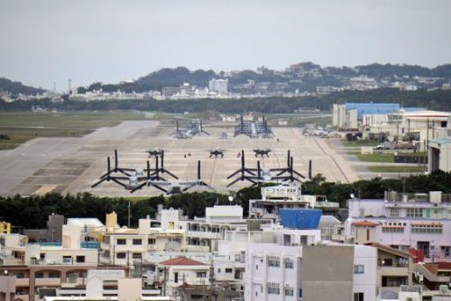 Complaints of aircraft noise from Air Station Futenma at a record high of 684