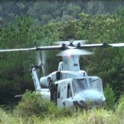 Researcher spots U.S. military helicopter landing on former NTA land in Ada, Kunigami Village