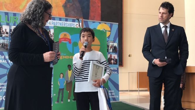 Okinawan sixth-grader places third in US film festival