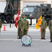 700 JGSDF members stationed at Miyako-jima attend ceremony amid pandemic