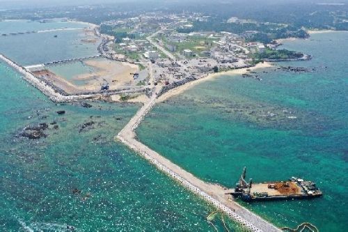 Research group finds that earthquake with seismic intensity of 1 may collapse Henoko seawalls