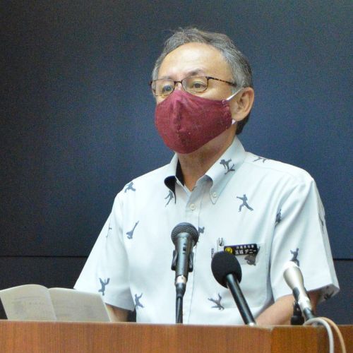 Governor Tamaki asks new LDP President Suga for opportunity to “resolve through dialogue” the Henoko base issue etc.