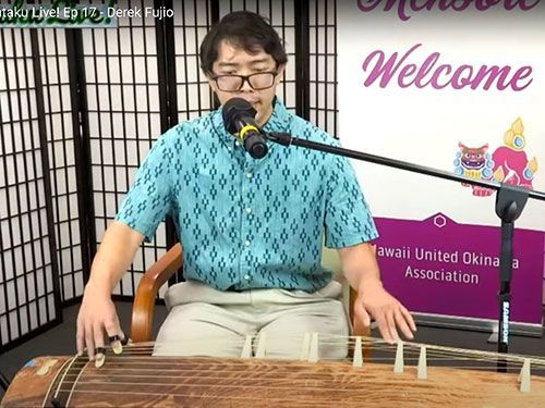 Okinawan music from Hawaii: Kagiyadefu Bushi performance by Sokyoku Koyo Kai Hawaii Shibu President