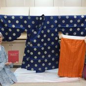 Reproduction of clothing from Ryukyu Kingdom with emphasis on sewing technique Fusako Kumagai donates pieces to Naha City Museum of History