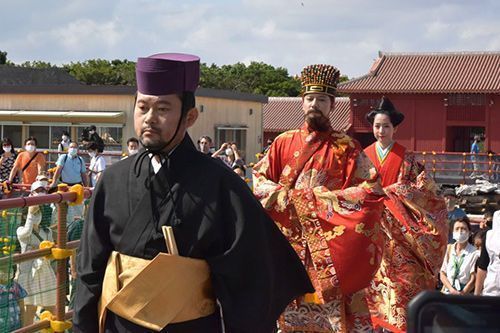 King and queen kick off Shurijo Castle Festival one year after fire